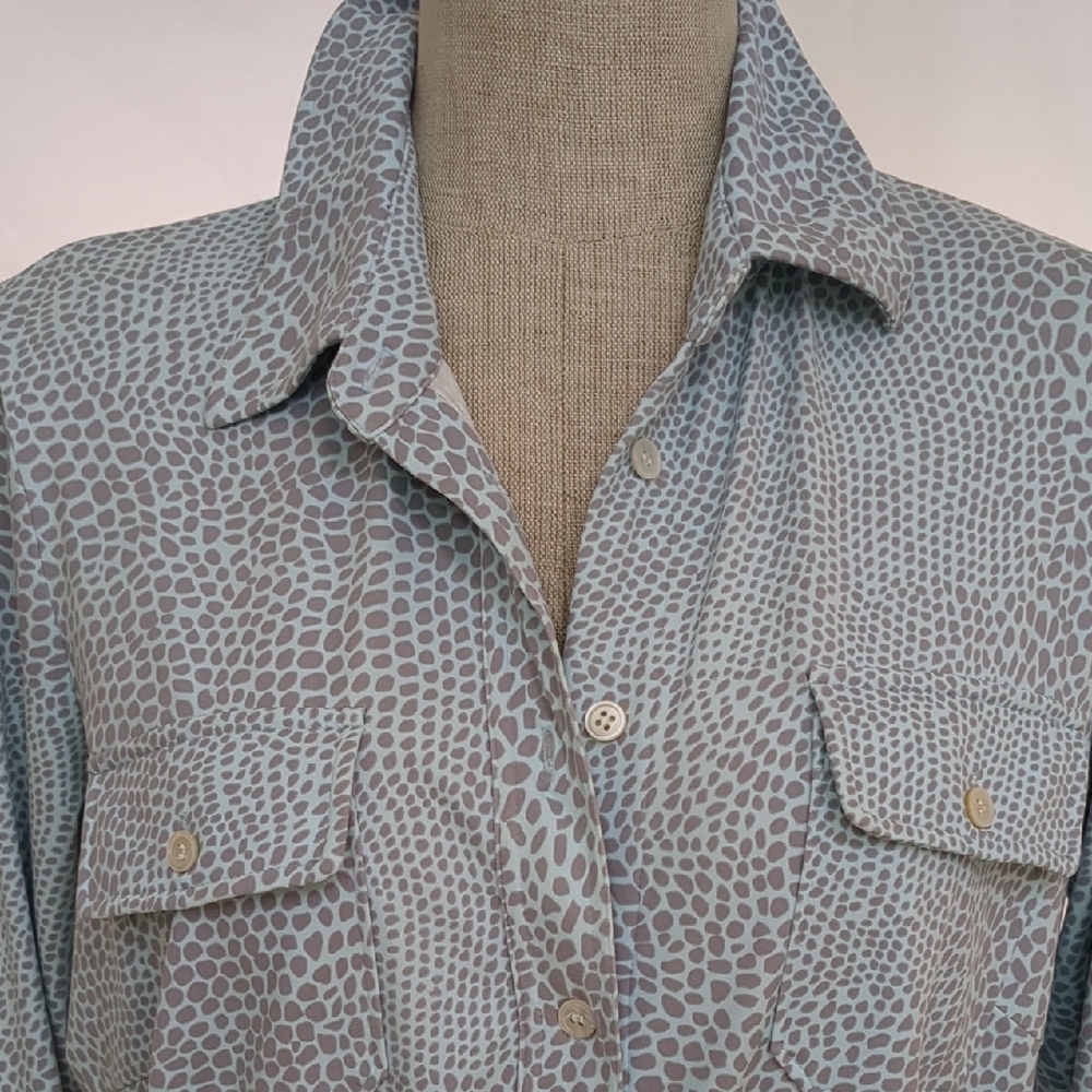 J. McLaughlin "Gilchrist" Catalina Cloth Shirt Dress - Picture 2 of 11